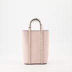 bucket bag, Valentino Garavani, Rockstud, luxury accessories, designer handbag