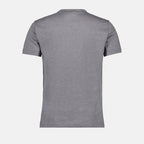 Dolce & Gabbana, gray logo T-shirt, luxury fashion, designer clothing, high-end casual wear