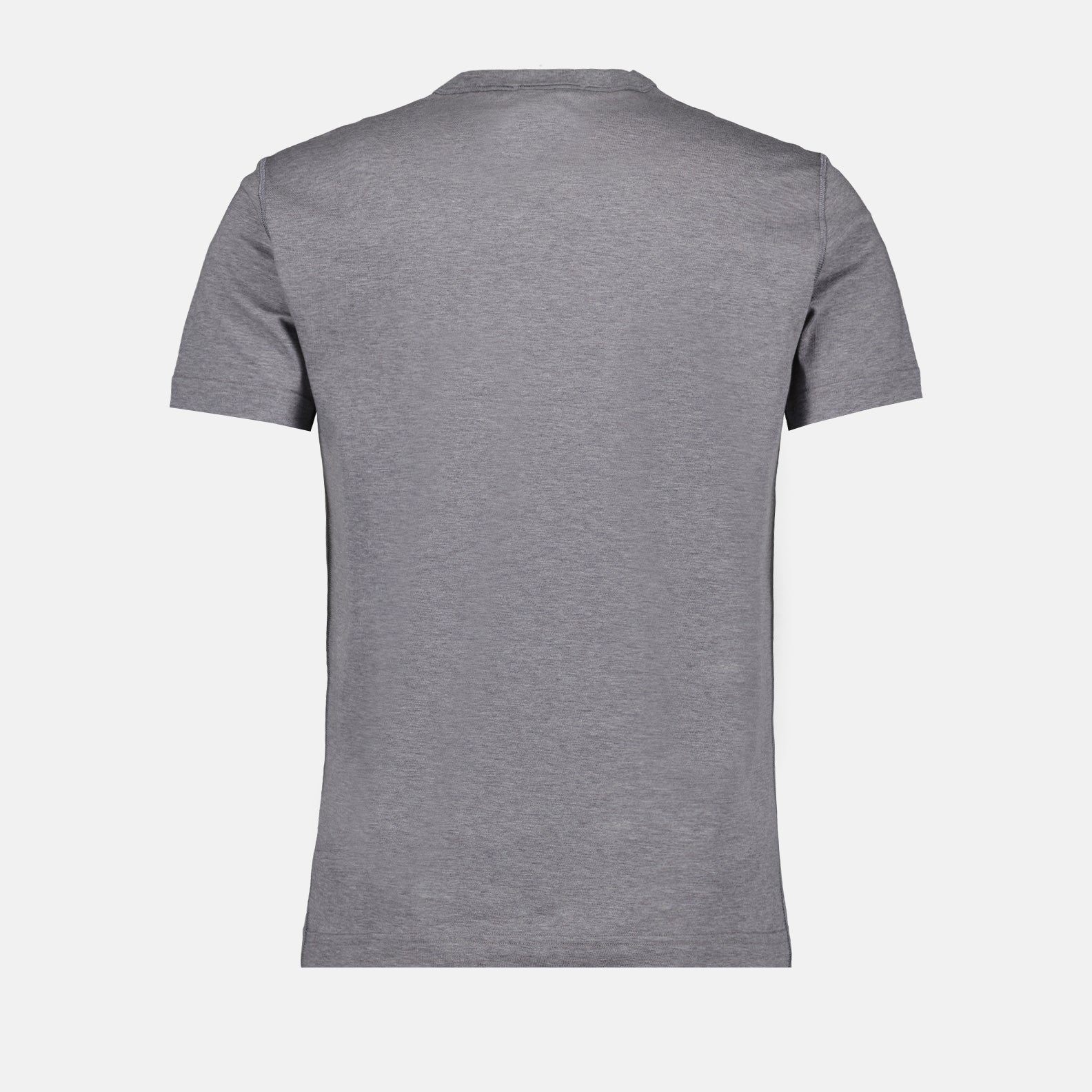 Dolce & Gabbana, gray logo T-shirt, luxury fashion, designer clothing, high-end casual wear