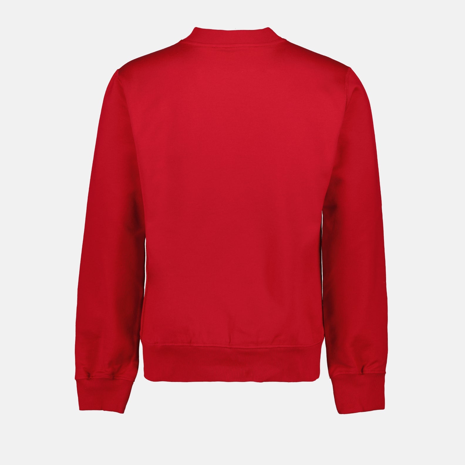 Dolce & Gabbana sweatshirt, luxury red sweatshirt, designer logo apparel, high-end men's fashion, premium casual wear