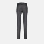 luxury trousers, pleated trousers, wool trousers, Dolce & Gabbana, refined men's wear