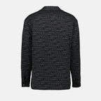 회색 모노그램 셔츠