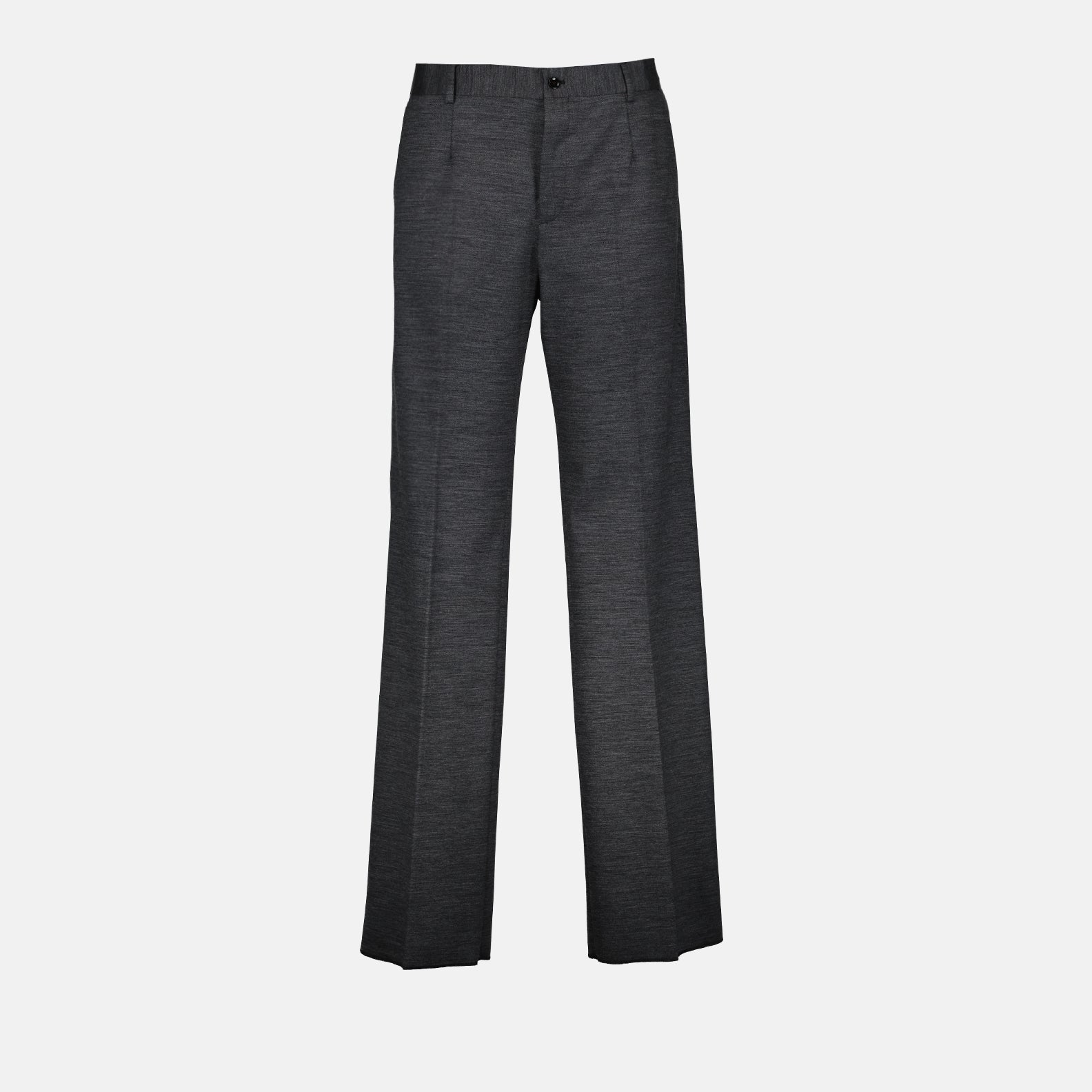 luxury trousers, nylon pants, Dolce & Gabbana, straight-leg trousers, designer men’s wear