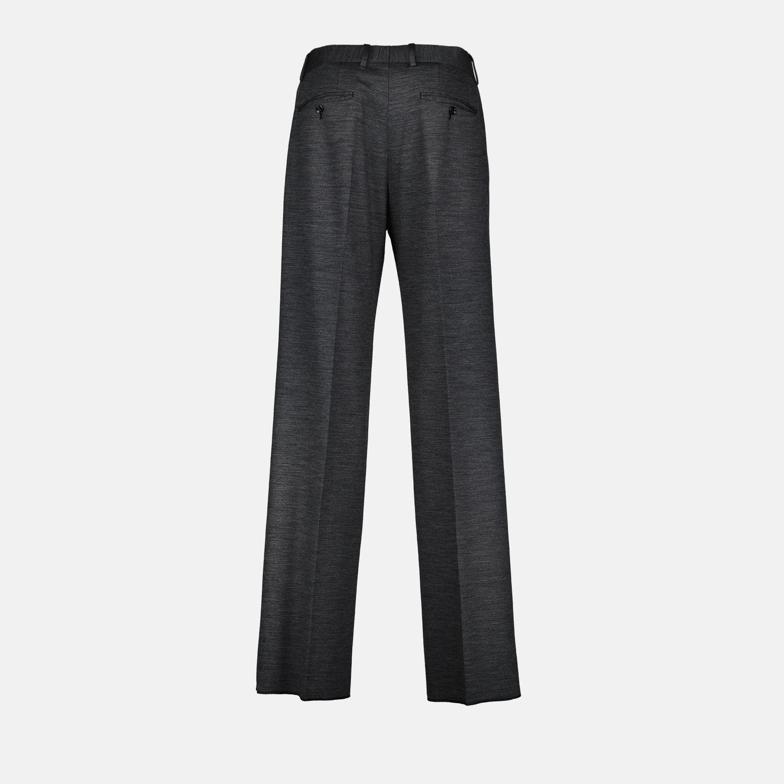 luxury trousers, nylon pants, Dolce & Gabbana, straight-leg trousers, designer men’s wear