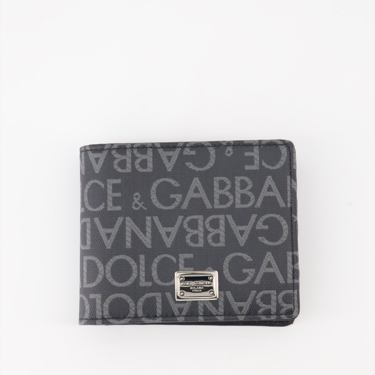 luxury wallet, Dolce & Gabbana wallet, monogrammed wallet, jacquard wallet, designer accessories