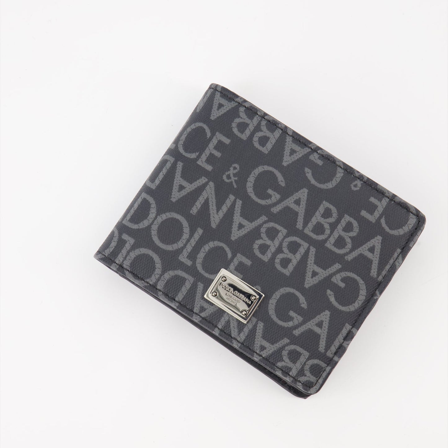 luxury wallet, Dolce & Gabbana wallet, monogrammed wallet, jacquard wallet, designer accessories