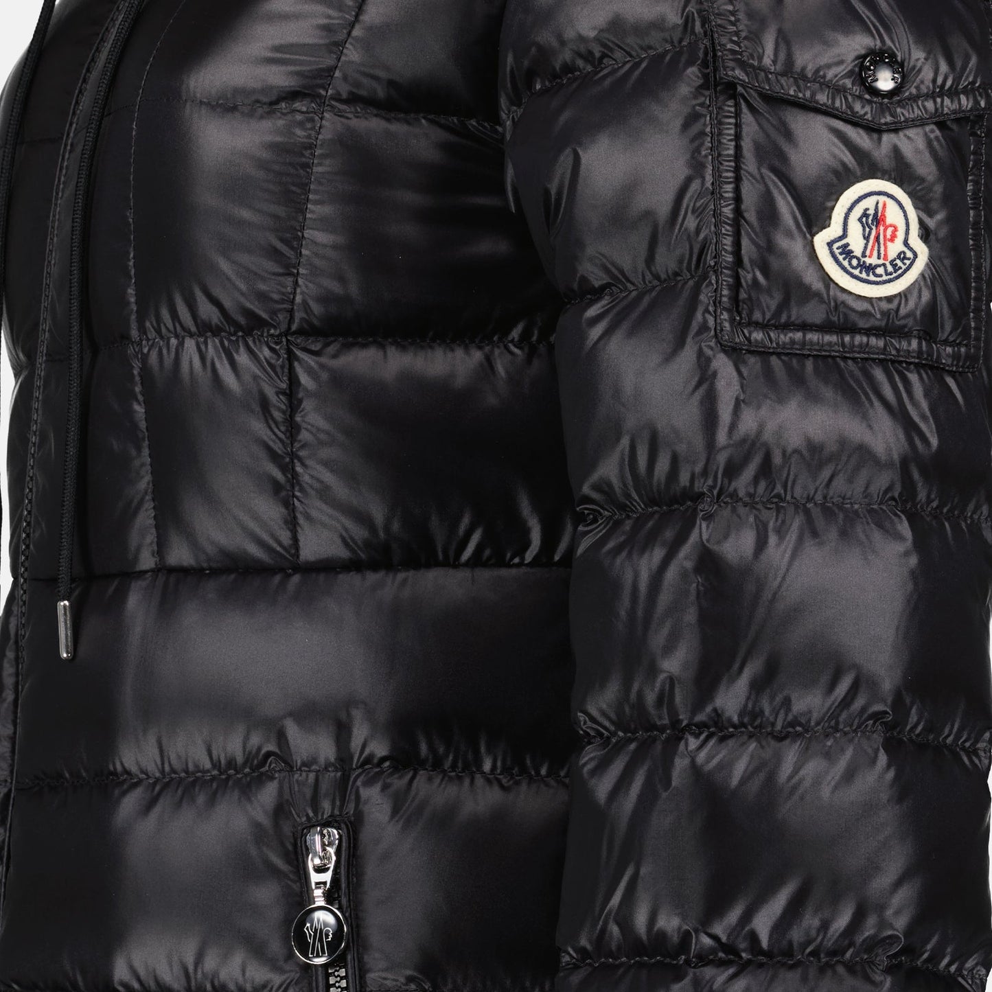 luxury down jacket, Moncler Amintore, long winter coat, designer outerwear, high-end fashion