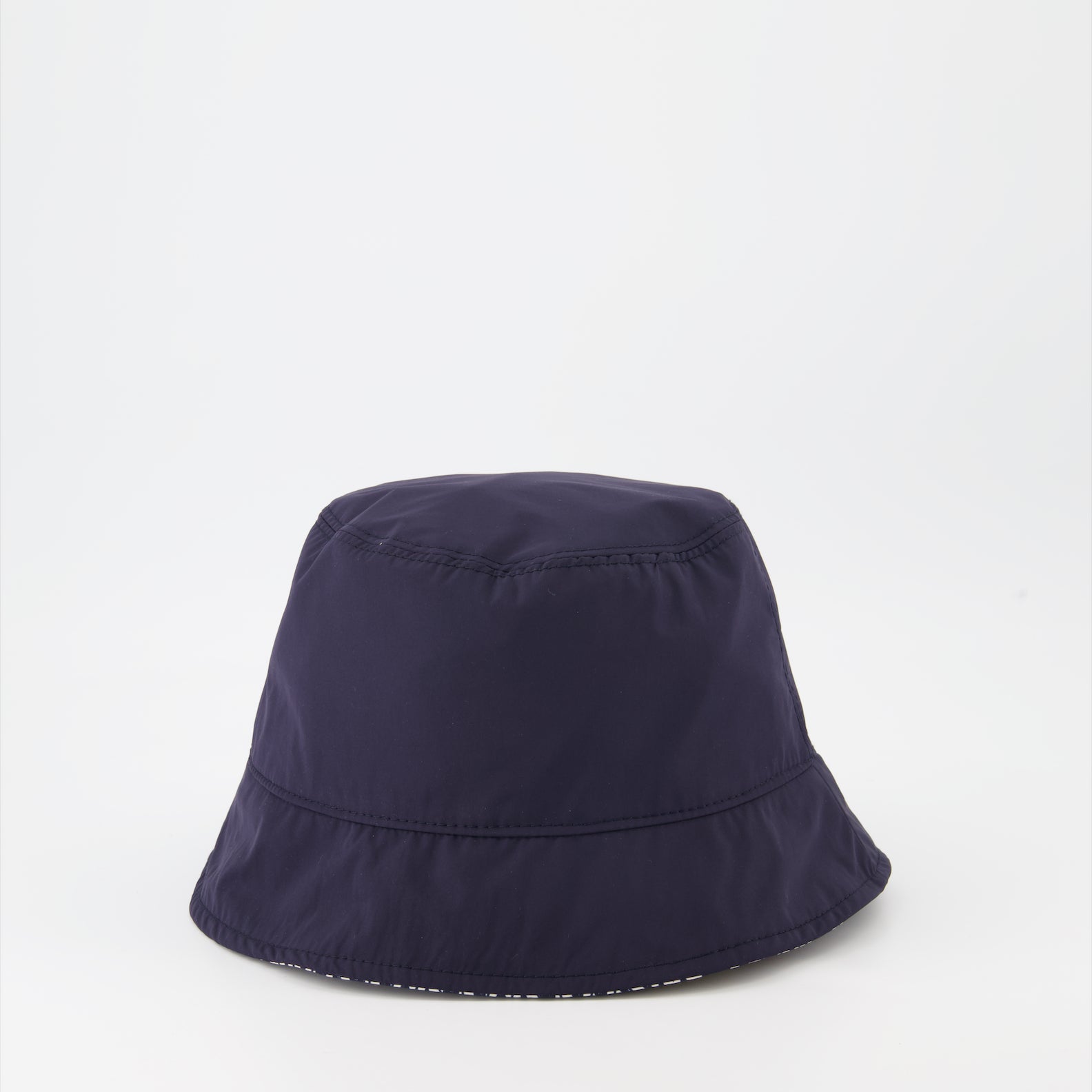 reversible bucket hat, blue bucket hat, Moncler accessories, luxury hat, high-end fashion