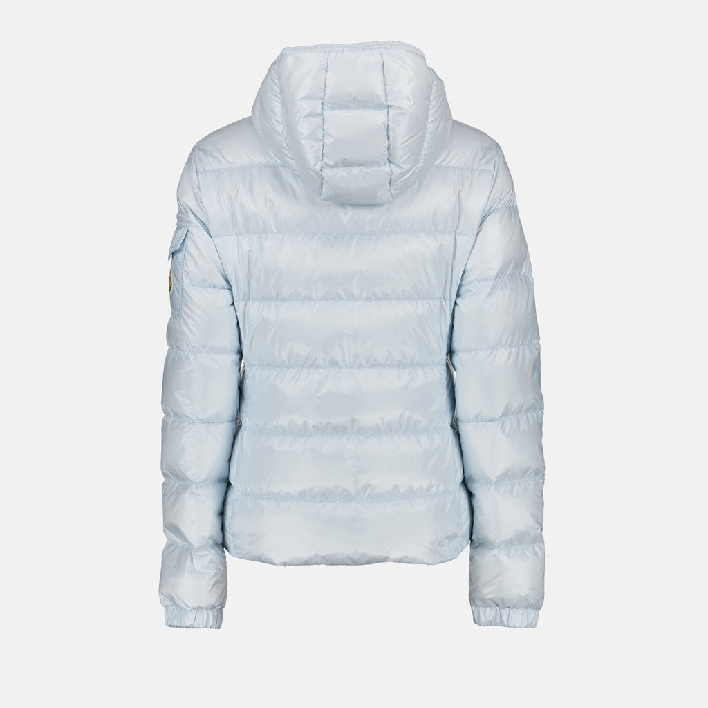 Quilted jacket, Blue jacket, Luxury outerwear, Moncler jacket, Designer jacket