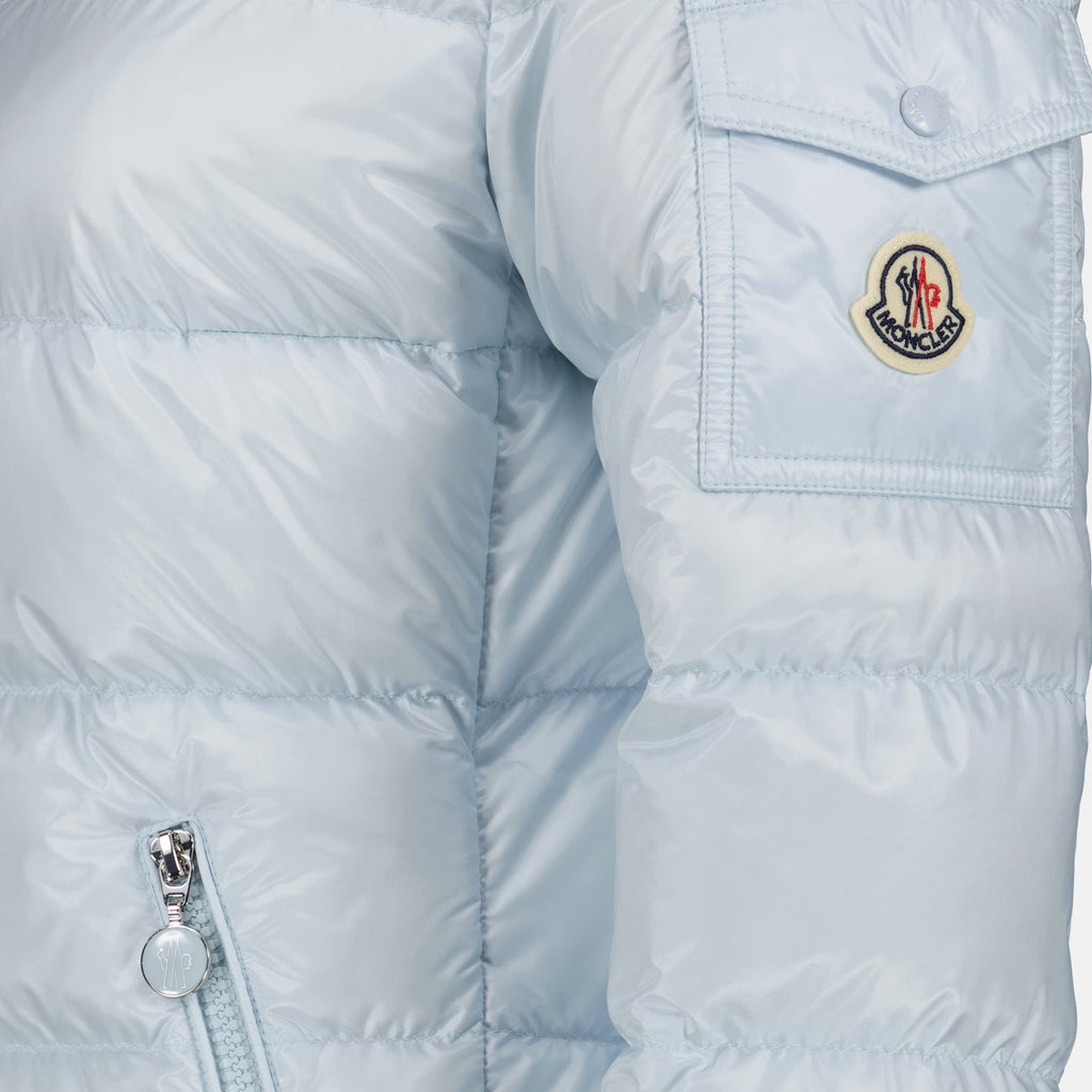 Quilted jacket, Blue jacket, Luxury outerwear, Moncler jacket, Designer jacket