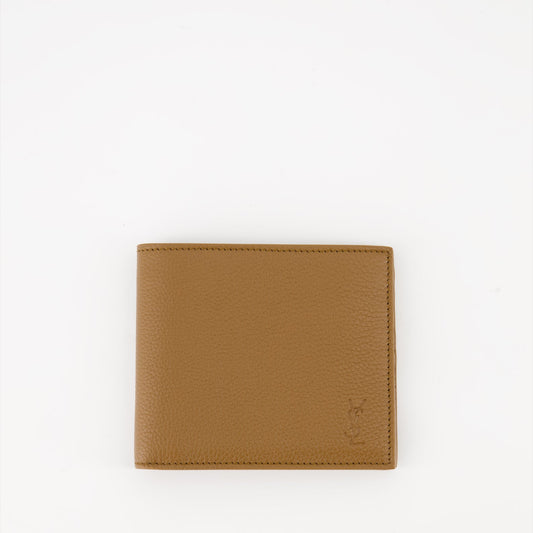 Saint Laurent wallet, luxury grained leather, Cassandre Shadow, designer accessories, premium fashion