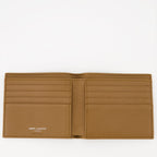 Saint Laurent wallet, luxury grained leather, Cassandre Shadow, designer accessories, premium fashion
