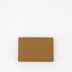 luxury wallet, grain leather wallet, Cassandre Shadow wallet, Saint Laurent wallet, men's accessories