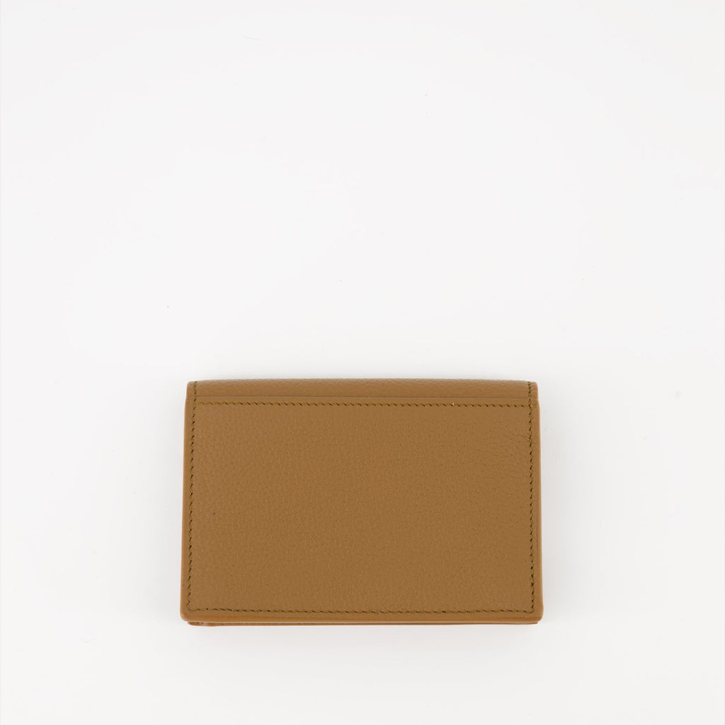 luxury wallet, grain leather wallet, Cassandre Shadow wallet, Saint Laurent wallet, men's accessories