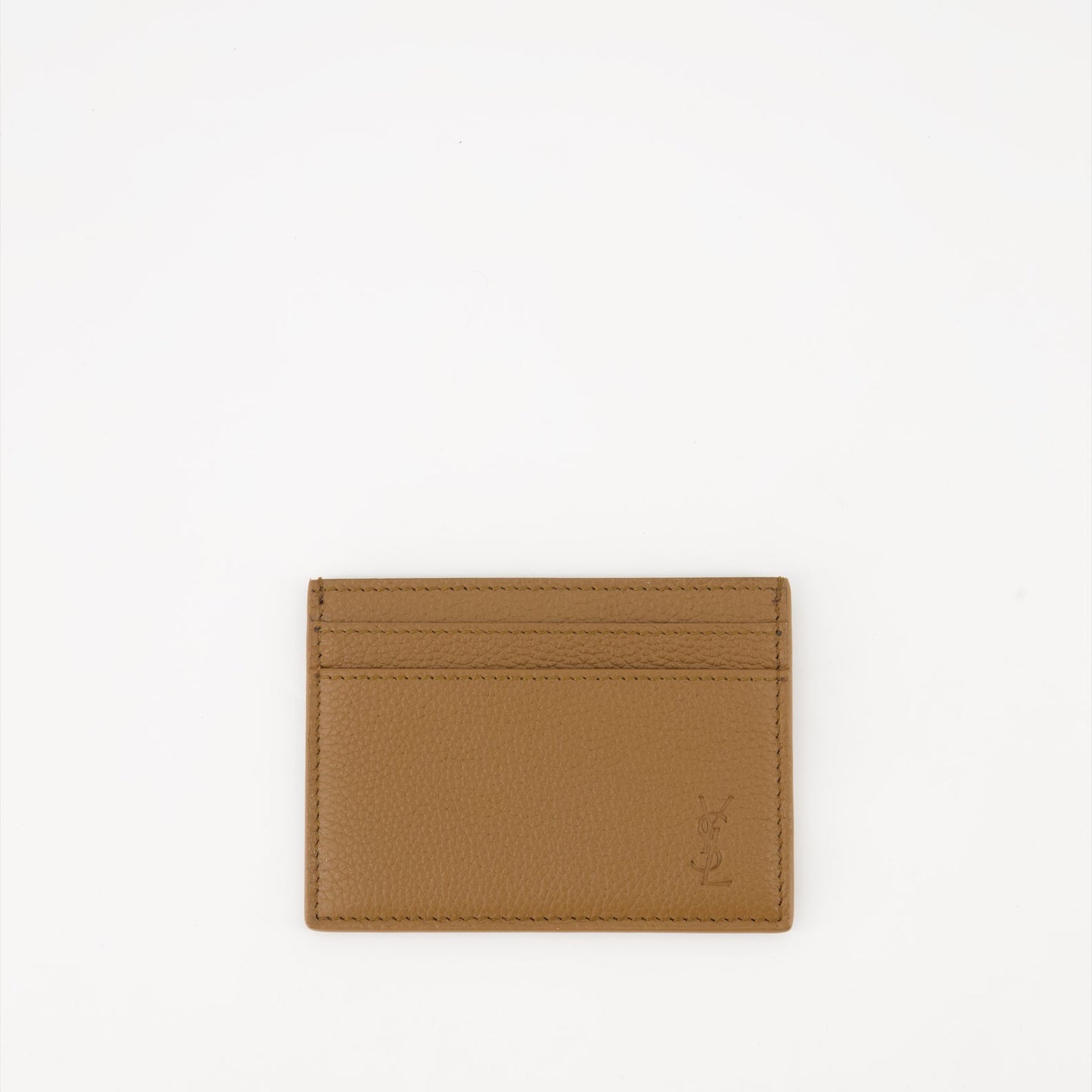 luxury cardholder, Saint Laurent cardholder, embossed leather cardholder, grainy leather accessories, designer cardholder