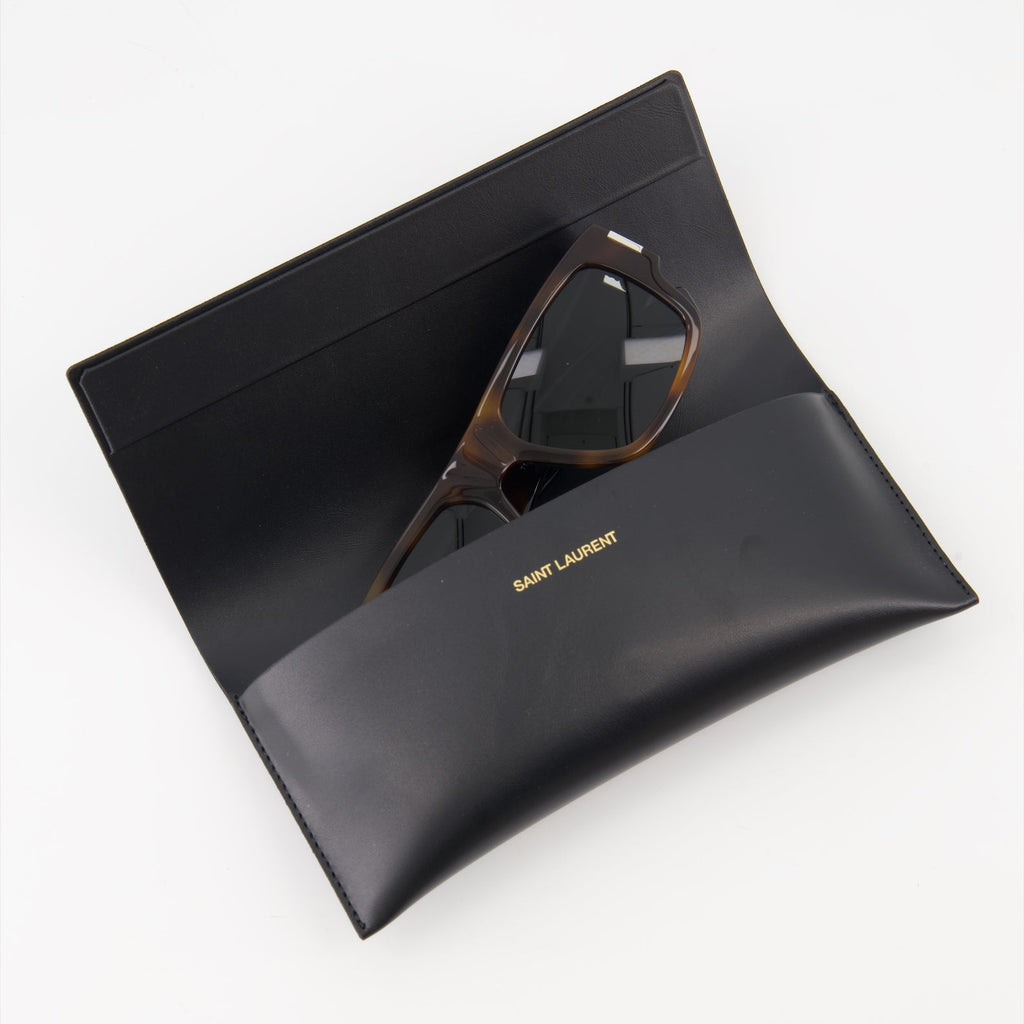 Saint Laurent sunglasses, tortoise shell frame, SL 659, luxury eyewear, unisex sunglasses