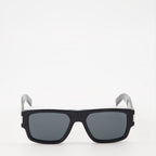 Immagine degli occhiali da sole con montatura nera SL 659 di Saint Laurent per unisex - Stagione Primavera-Estate 2024 - Vista frontale