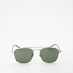 Immagine degli occhiali da sole aviatore SL 665 di Saint Laurent per unisex - Stagione Primavera-Estate 2024 - Vista anteriore