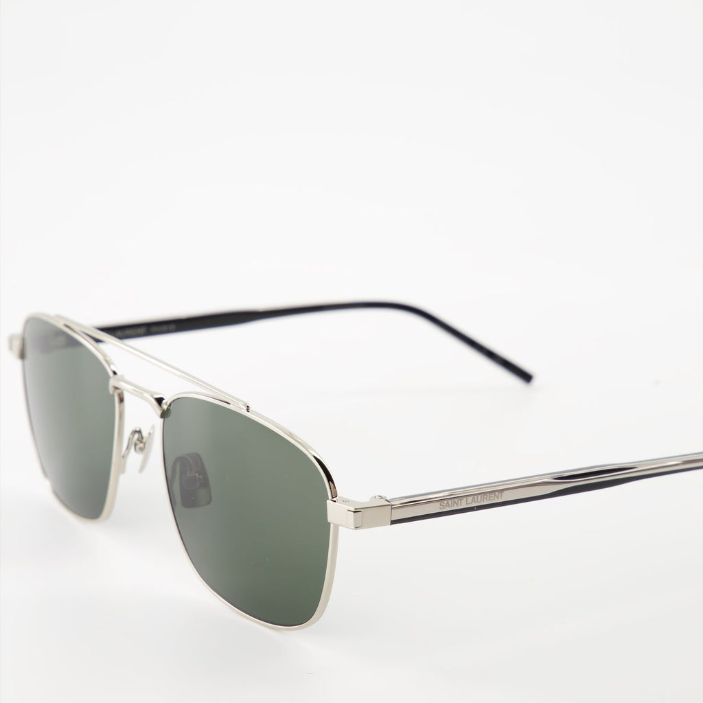 Saint Laurent sunglasses, aviator sunglasses, luxury accessories, unisex eyewear, high-end fashion