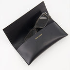 Image of Saint Laurent SL 660 Transparent Sunglasses by Saint Laurent for Unisex - Season Spring-Summer 2024 - Detail View 7