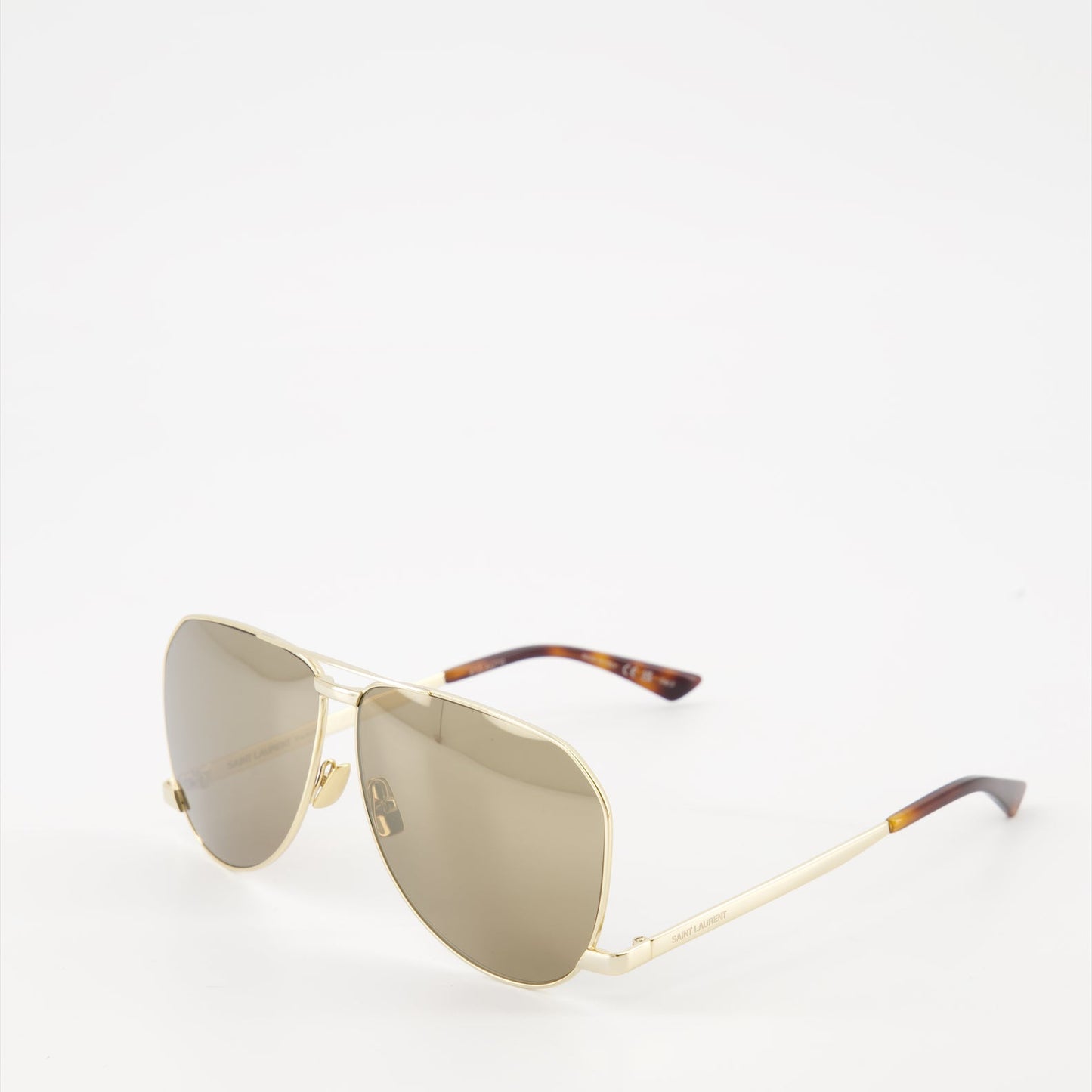 SL 690 sunglasses, gold frame sunglasses, Saint Laurent eyewear, unisex sunglasses, elegant sunglasses