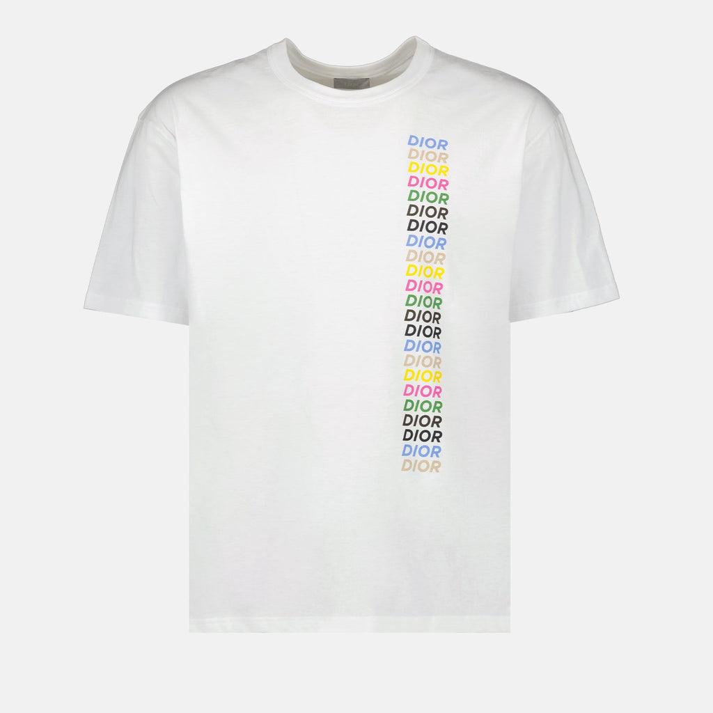 Dior, luxury t-shirt, white t-shirt, designer logos, high-end fashion