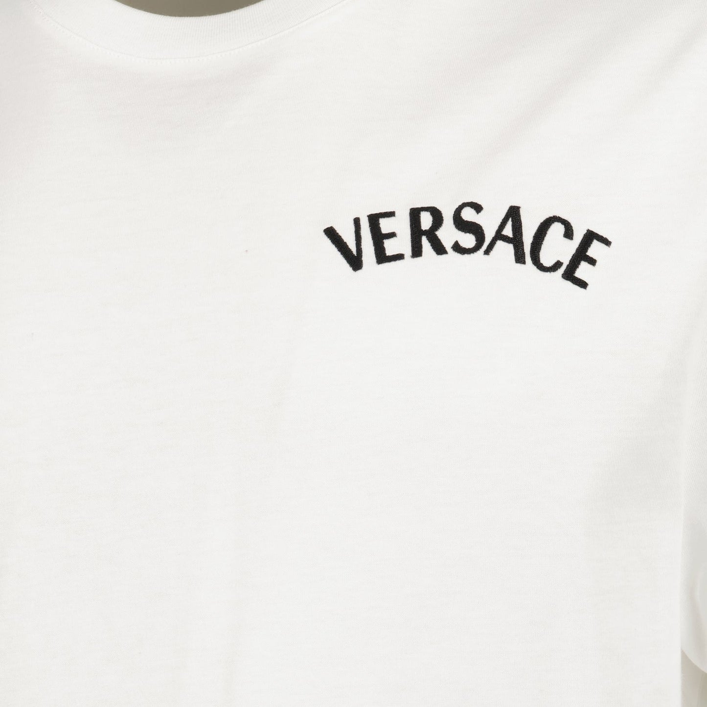 Versace, Milano, white T-shirt, luxury T-shirt, men's fashion