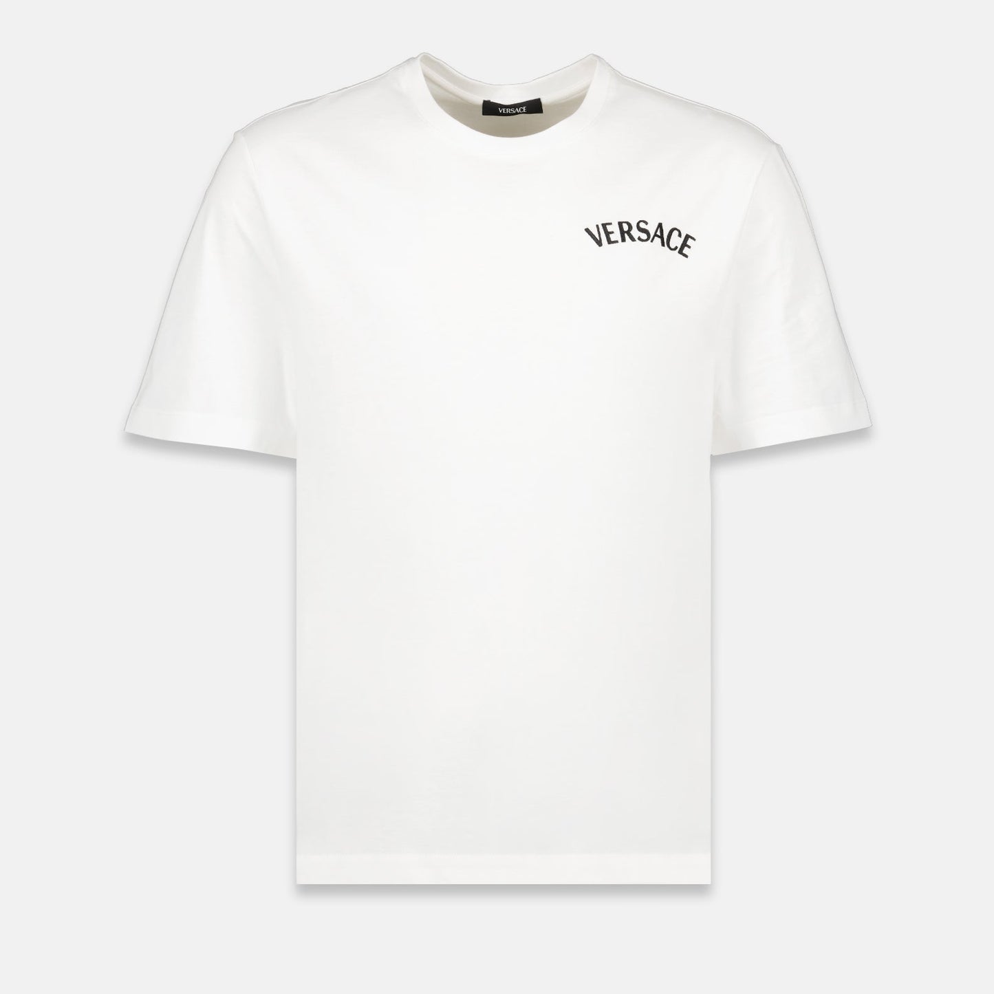 Versace, Milano, white T-shirt, luxury T-shirt, men's fashion