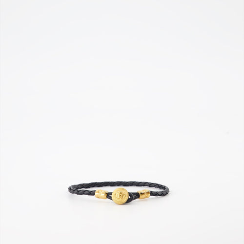 Medusa Leather Cord Bracelet