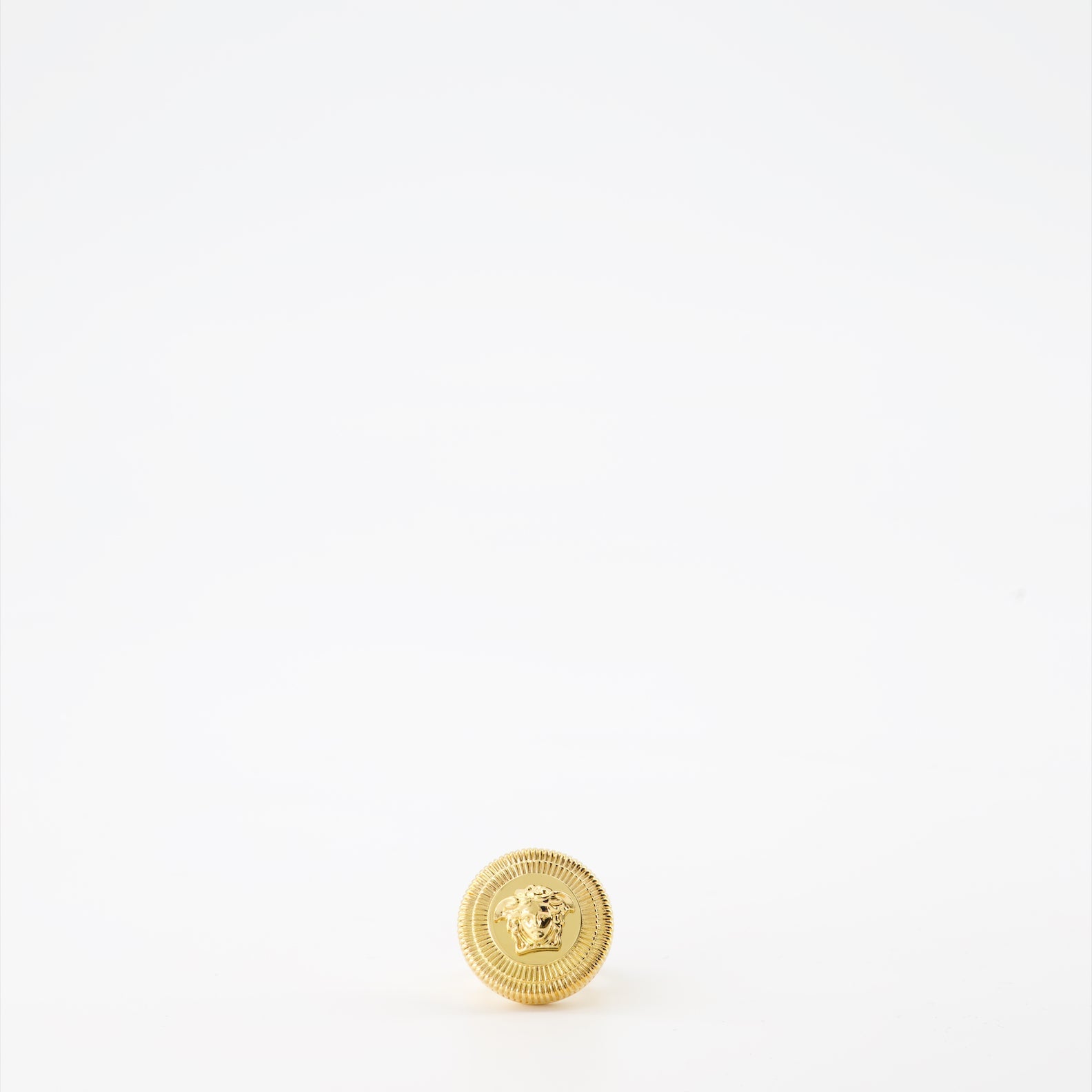 Versace ring, Gold Medusa ring, luxury jewelry, designer accessories, iconic Medusa