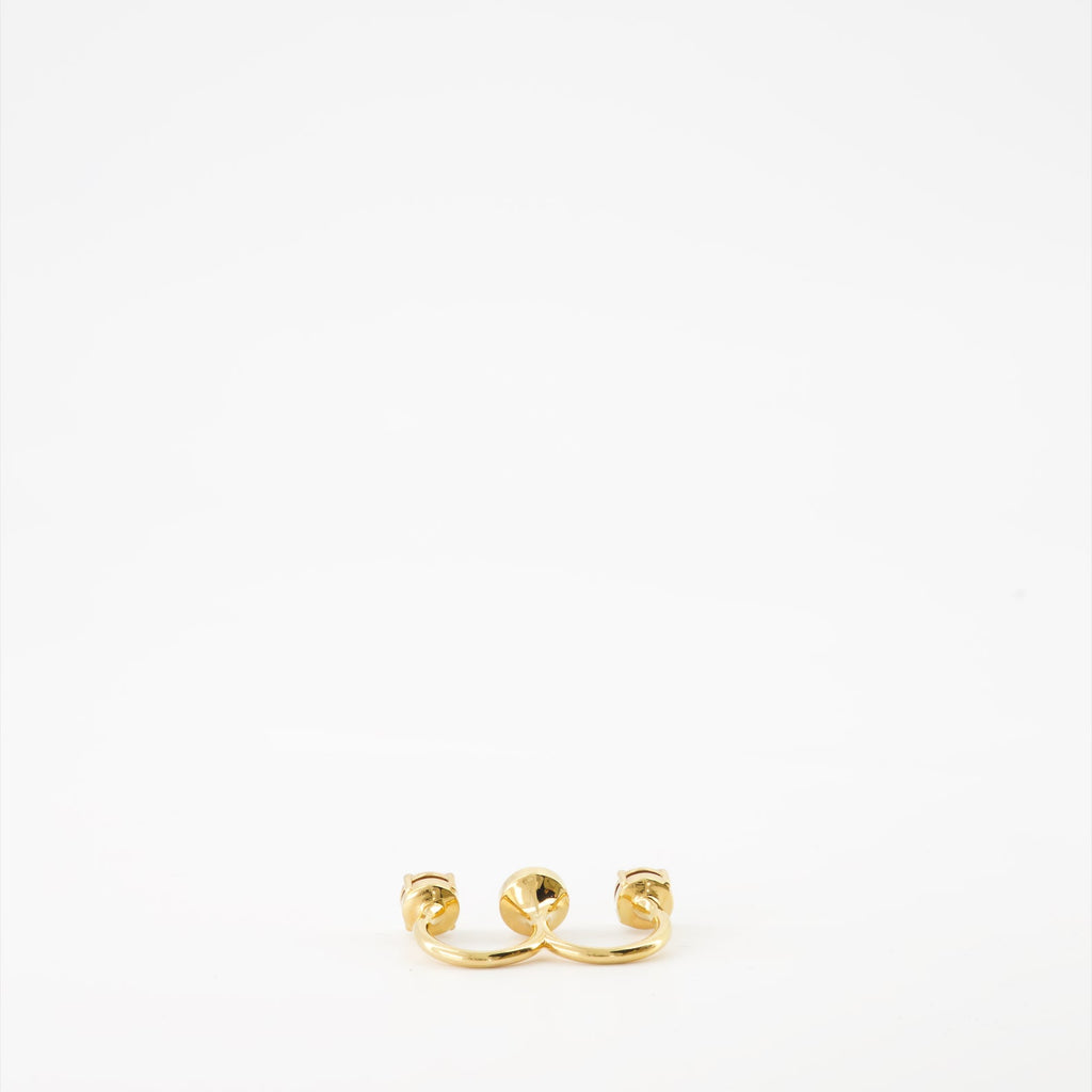 Versace jewelry, gold ring, Medusa ring, luxury accessories, designer ring