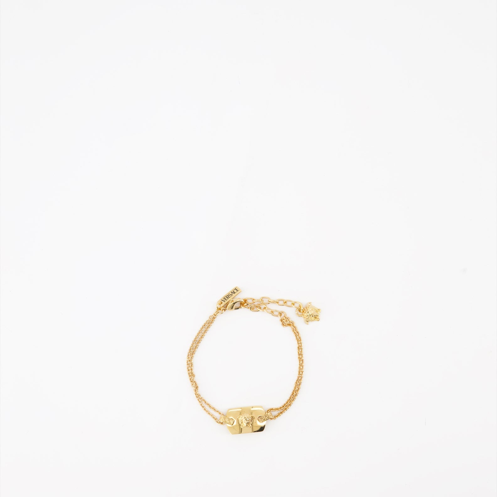  Versace bracelet, Medusa bracelet, luxury jewelry, gold chain bracelet, designer accessories 