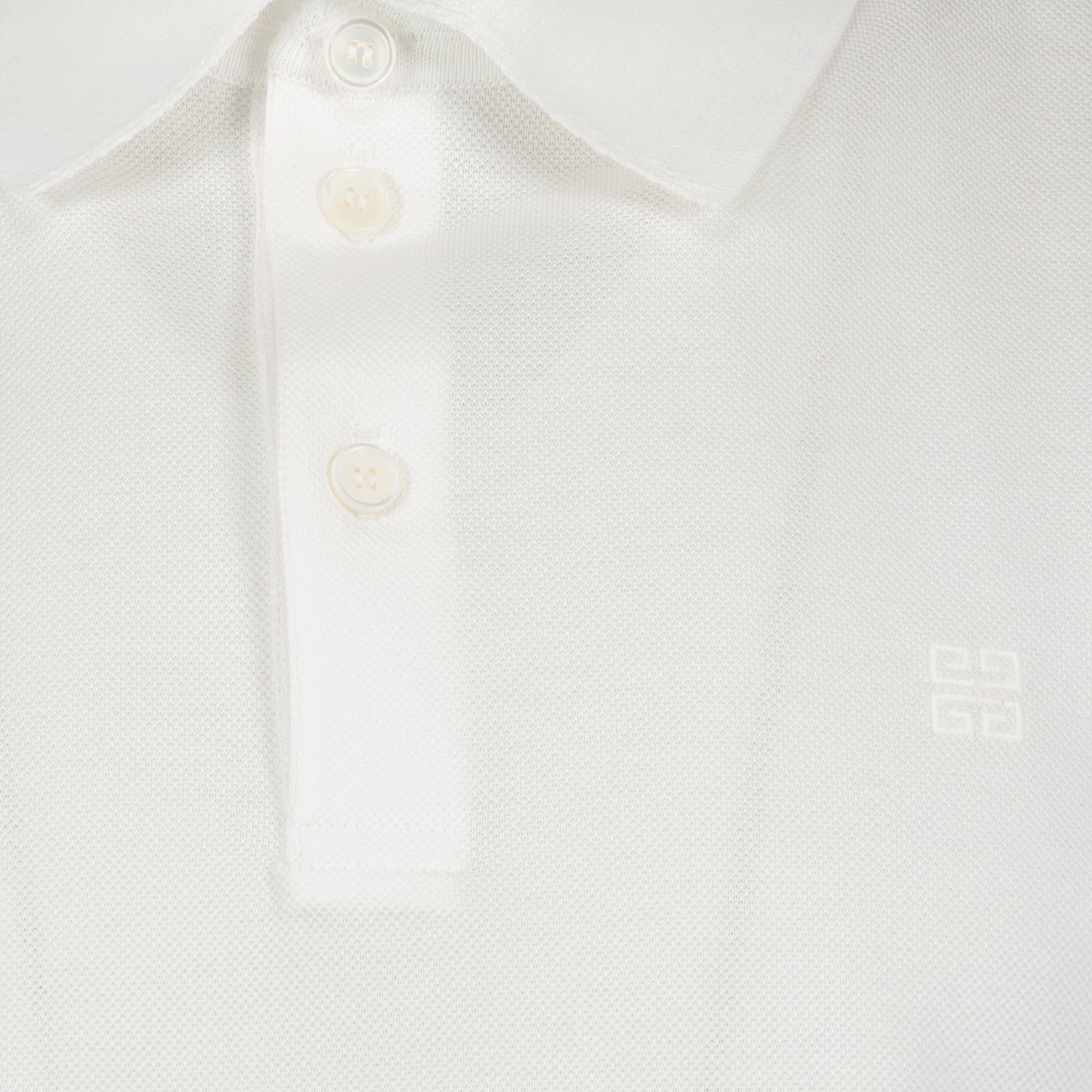 Image of Timeless 4G Polo by Givenchy for Men - Season Spring-Summer 2024 - Detail View 5