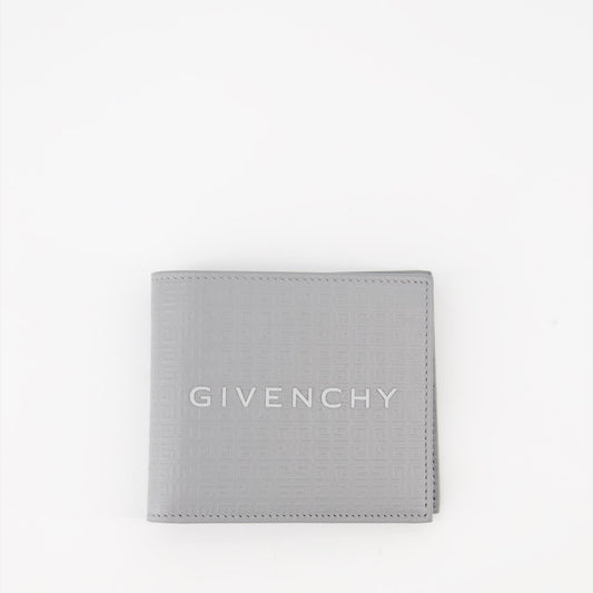 luxury wallet, grey leather wallet, Givenchy accessories, 4G wallet, designer wallet