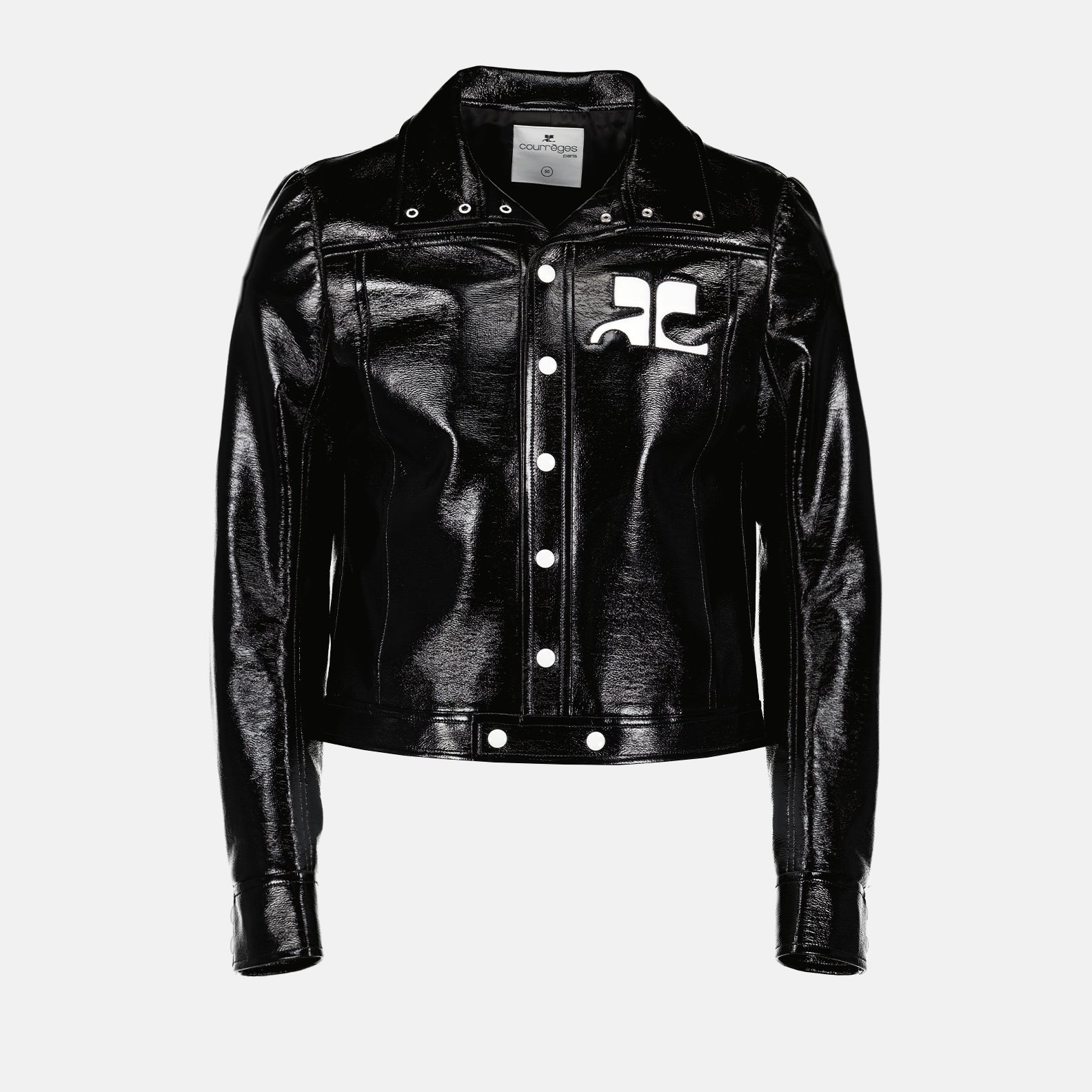 メンズ用クレージュのビニールボンバージャケットの画像 - 2024年春夏シーズン - 正面ビュー