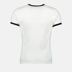 Courrèges, Contrast T-shirt, Reissue Collection, Luxury Fashion, Black and White T-shirt