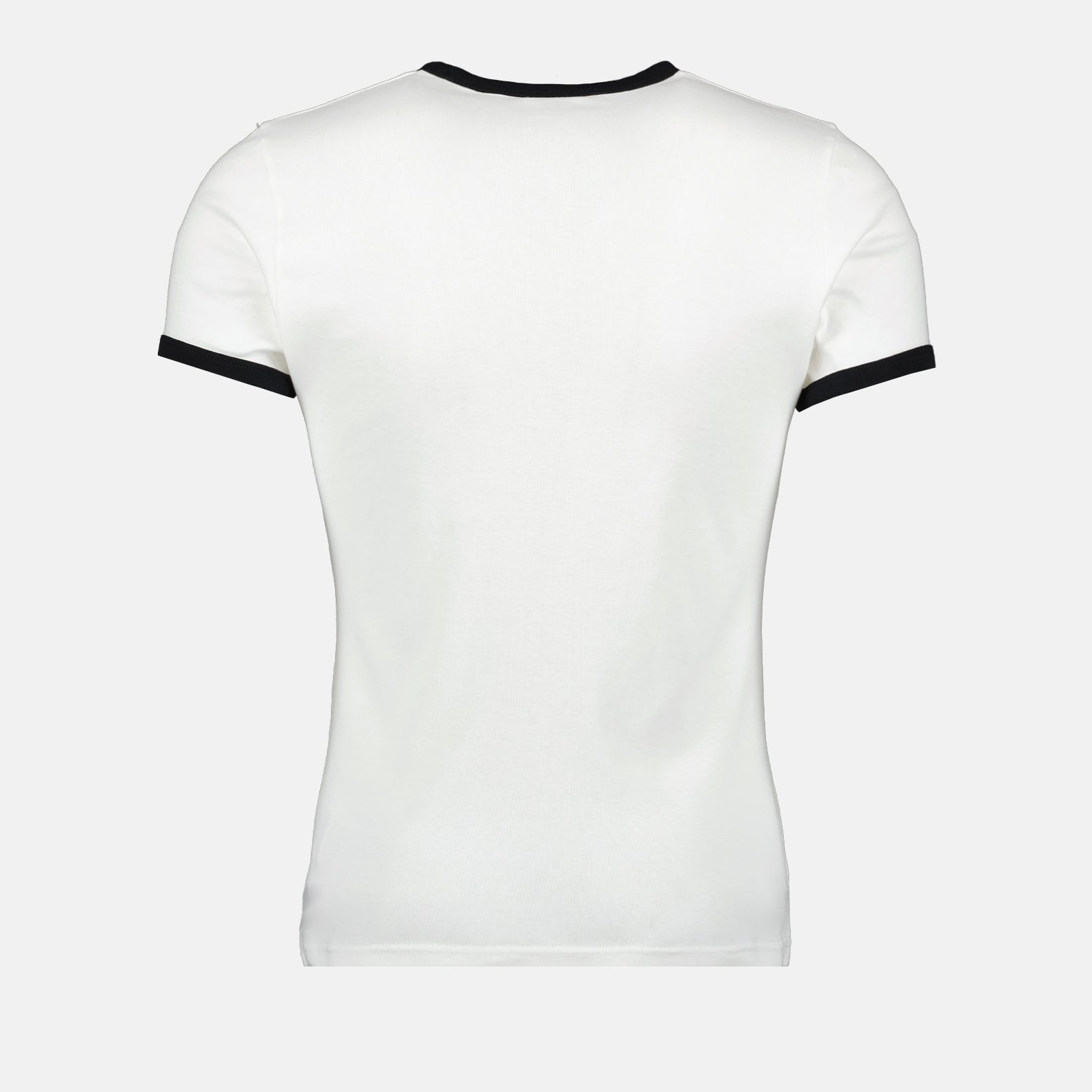 Courrèges, Contrast T-shirt, Reissue Collection, Luxury Fashion, Black and White T-shirt