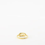 luxury ring, golden metal ring, Fendi jewelry, O'Lock design, high-end accessory