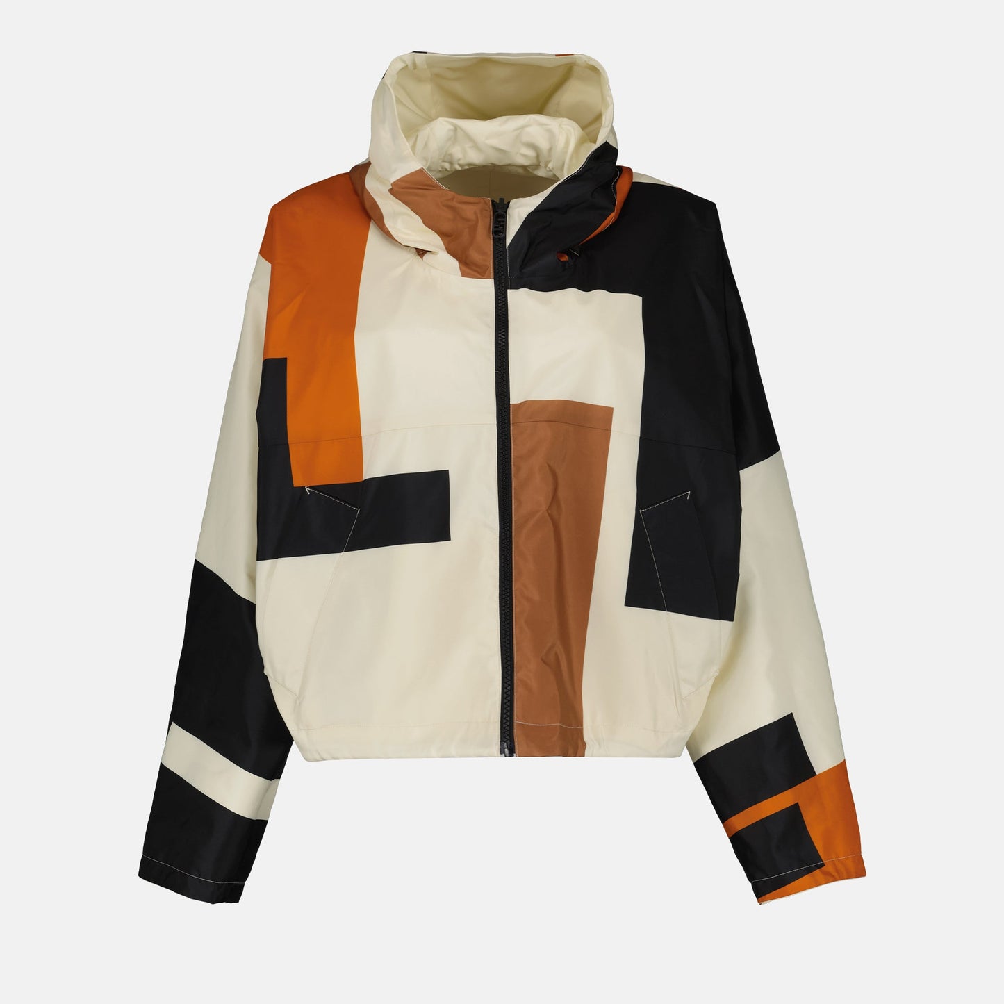 reversible windbreaker, Fendi nylon jacket, multicolor windbreaker, luxury outerwear, high-end fashion