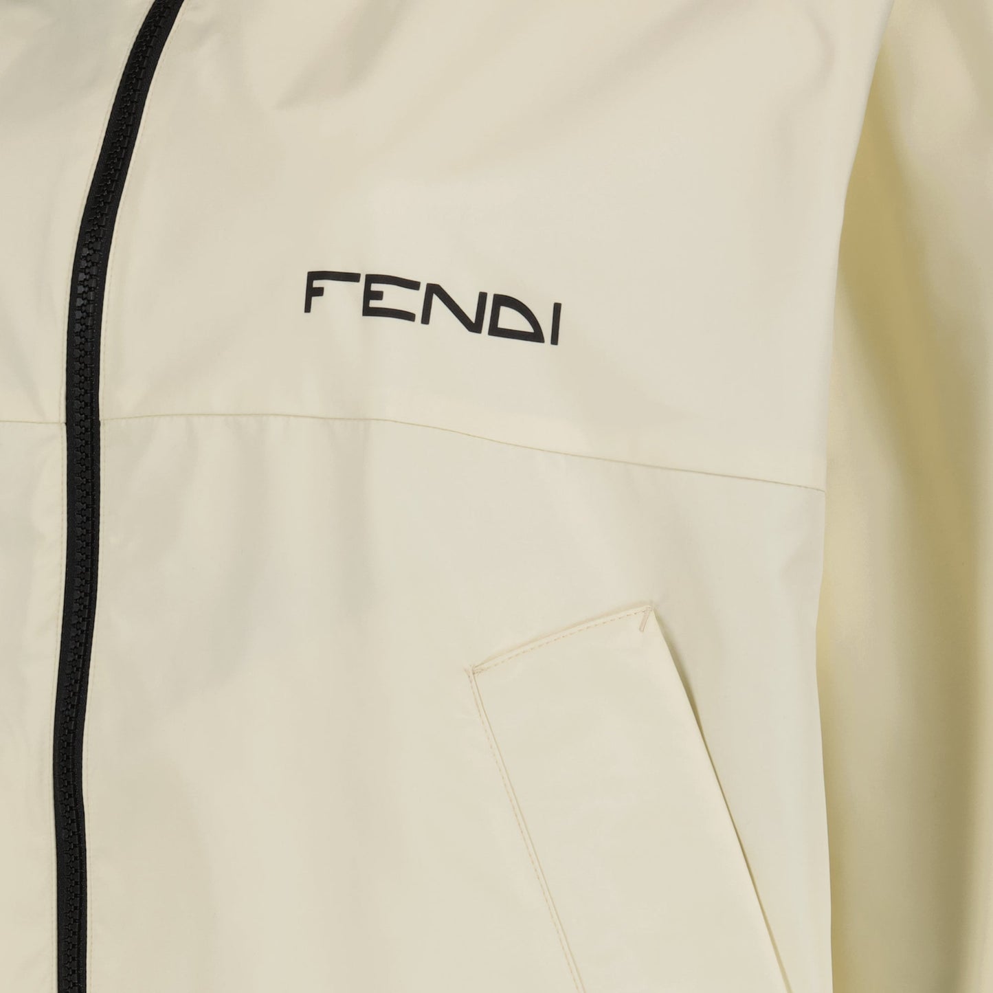 reversible windbreaker, Fendi nylon jacket, multicolor windbreaker, luxury outerwear, high-end fashion