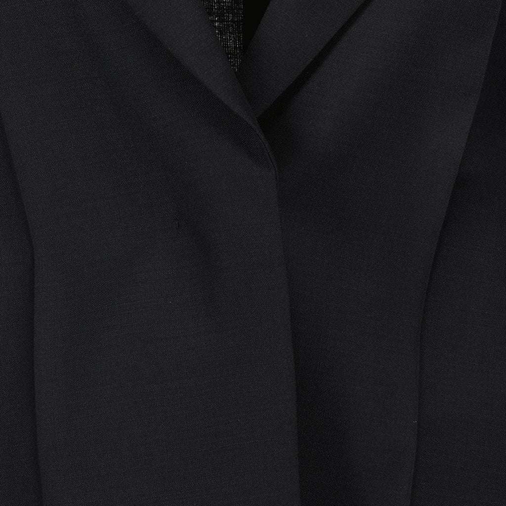 ノースリーブストライプブレザー