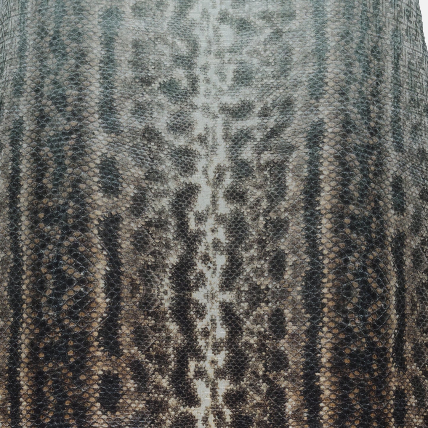 Fendi, silk dress, animal print, luxury fashion, elegant dress