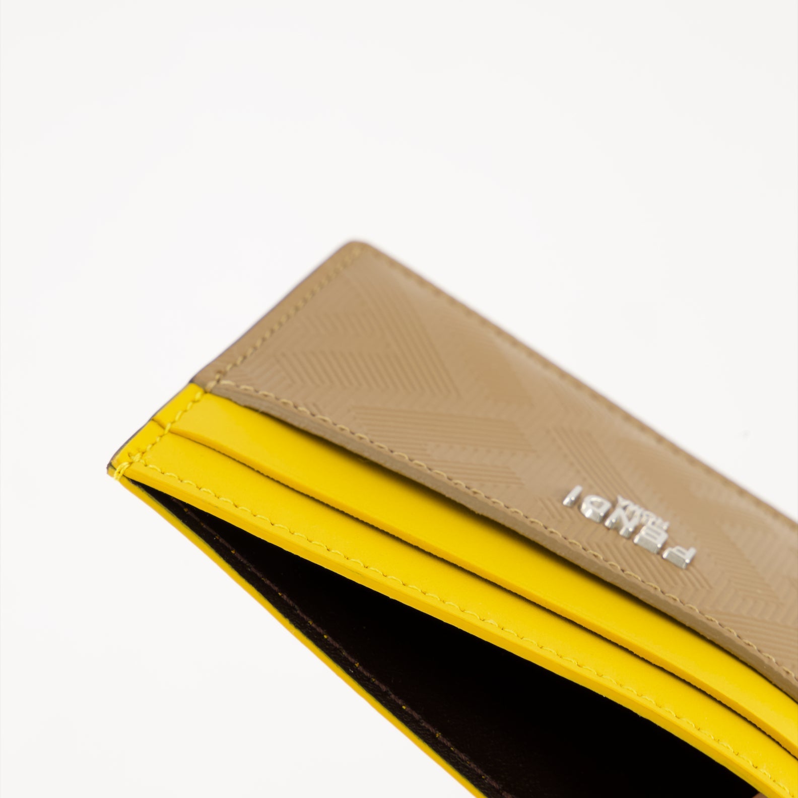 Fendi cardholder, luxury leather accessory, bicolor cardholder, Shadow Collection, sophisticated leather cardholder