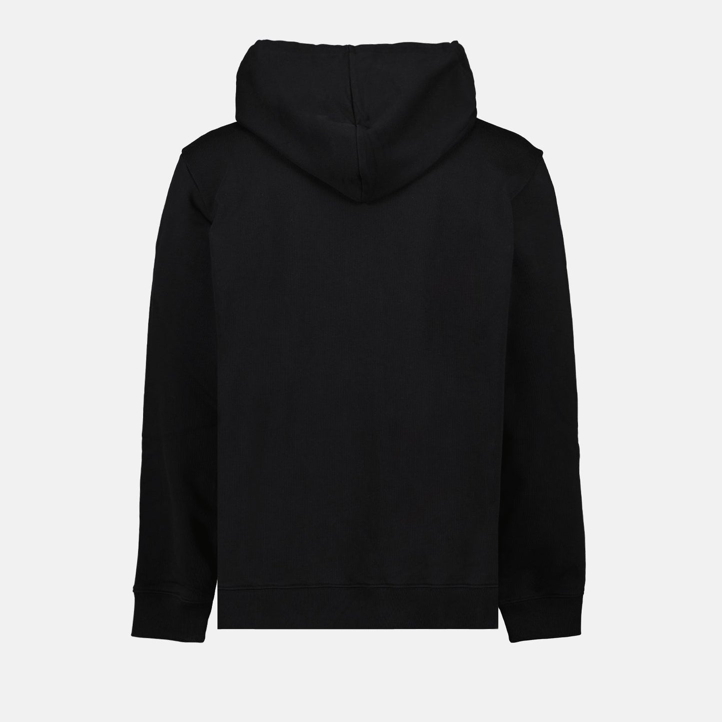 Black hoodie, luxury hoodie, cotton hoodie, Courrèges hoodie, designer hoodie