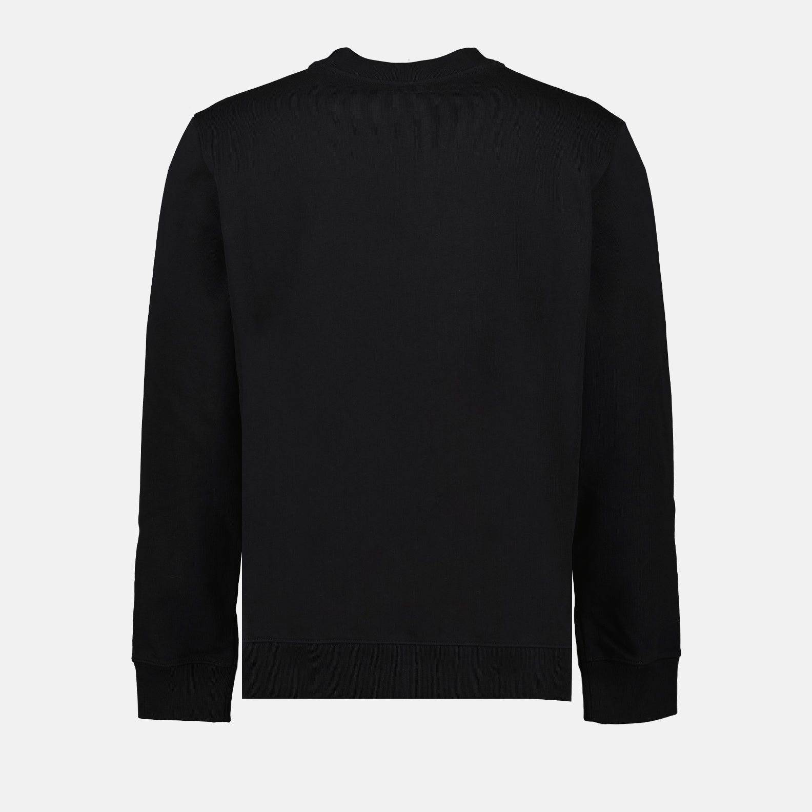 luxury sweatshirt, black cotton sweatshirt, Courrèges apparel, premium men's wear, sophisticated fashion