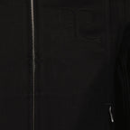 Image of Black Denim Biker Jacket by Courreges for Men - Season Spring-Summer 2024 - Detail View 5