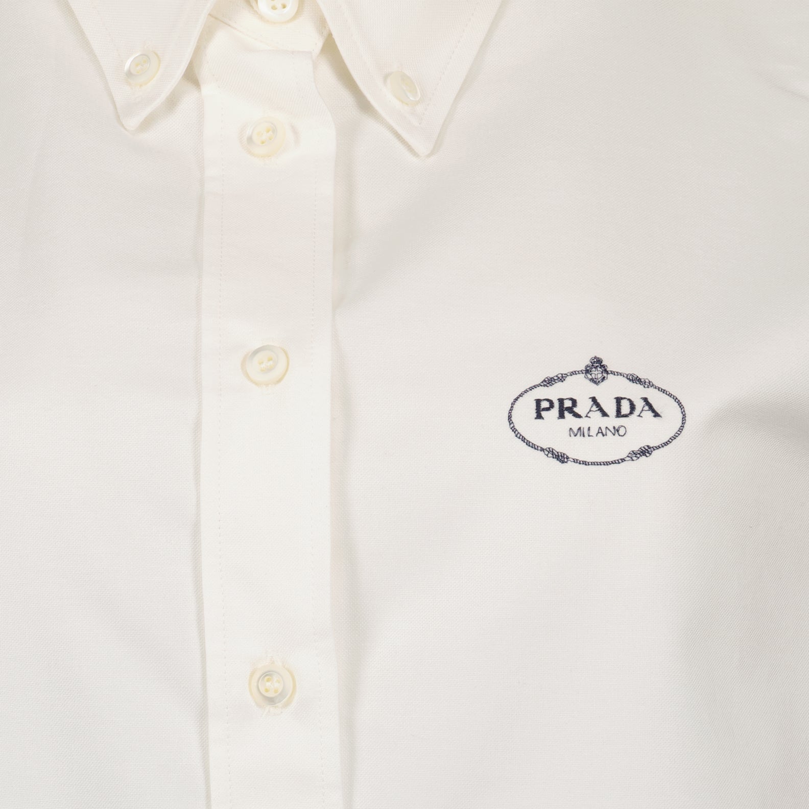 Prada, Sleeveless White Shirt, Luxury Fashion, Versatile Shirt, Elegant Apparel