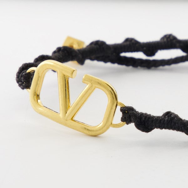 Valentino Garavani, VLogo bracelet, luxury accessories, designer bracelet, cord bracelet