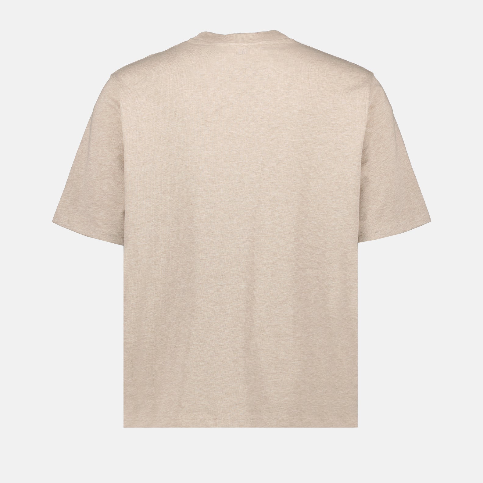 Beige T-shirt with Heart Logo