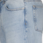 straight fit jeans, AMI Paris jeans, luxury denim, washed jeans, premium men's fashion